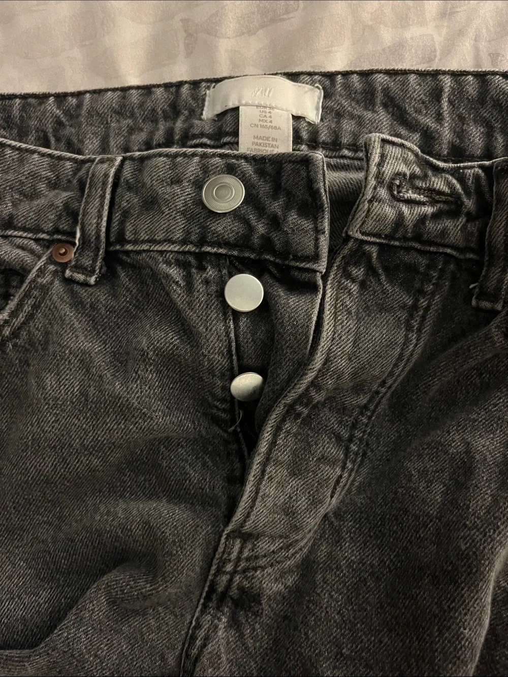 Women’s Black Washed Jeans - Classic Straight Fit